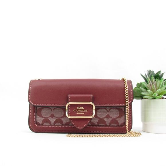 Coach Morgan Crossbody in Signature Chambray - Picture 1 of 8